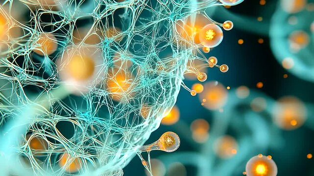 Microscopic View of Synthetic Polymer Network in Biomedical Engineering