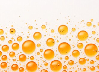Vibrant Orange Liquid Bubbles Pattern - A Stunning Visual