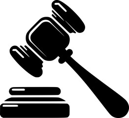 Modern Gavel Artwork for Judicial and Legal-Themed Designs