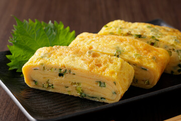 葱入りの卵焼き