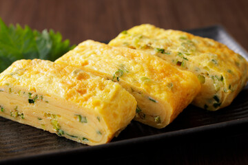 葱入りの卵焼き