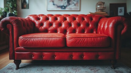 Obraz premium a close up of a couch