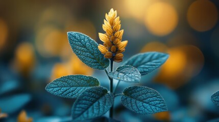 a close up of a plant