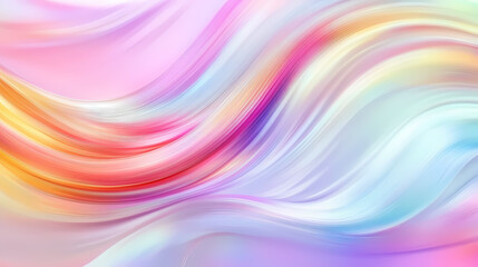 Abstract holographic neon foil background, iridescent colors. Opalescent. Illustration