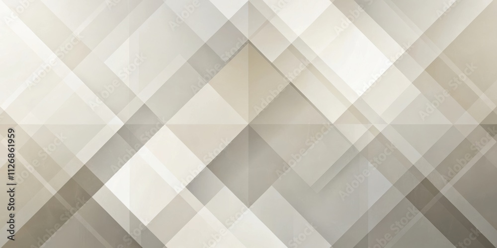 Fototapete abstract geometric background of intersecting diagonal lines and squares in light and dark shades of