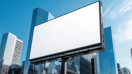 Blank Billboard Times Square NYC Cityscape Advertising Space