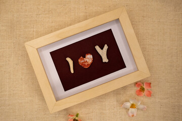 I love you greeting card stock image, Love background wallpaper, Creative greetings, Artistic...