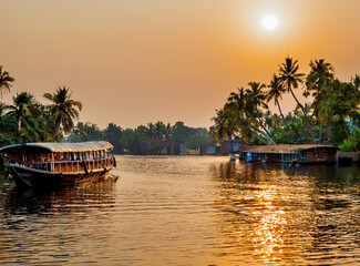 Fototapeta premium Kollam: The Serene Gateway to Kerala's Backwaters 