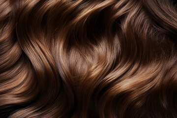 Fototapeta premium Mocha mousse texture with glossy chocolate tones, smooth peaks, and subtle caramel highlights.