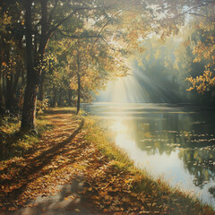 Obraz premium Morning sunlight 