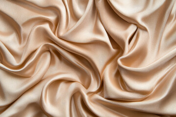 Fototapeta premium A luxurious mocha mousse background showcasing intricate folds and soft textures of cocoa and cream hues.