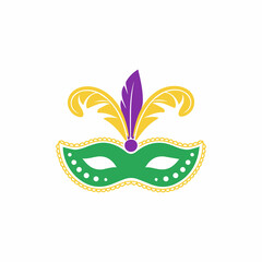 Mardi Gras Carnival Mask