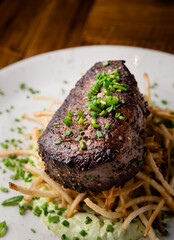 Steak Frites at a Fancy Restaurant