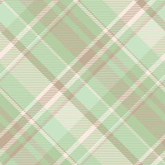 Youth vector fabric seamless, valentines day background pattern tartan. Customize check plaid textile texture in light and pastel colors.