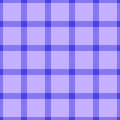 Give seamless check background, advertising fabric plaid tartan. Customer texture vector textile pattern in indigo color.