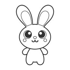 Adorable Bunny Vector Design for Cute Art Projects