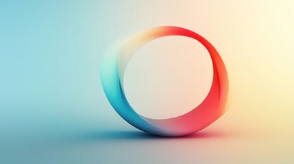 Abstract Circular Design With Gradient Colors