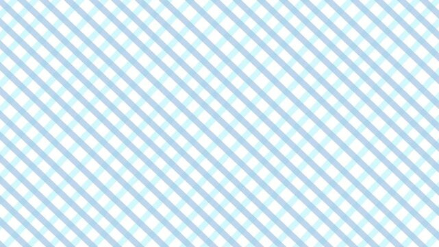 ブルーと水色のチェック柄のシンプルな背景動画