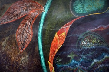 art  painting  abstract  oil color flower nature imagination	