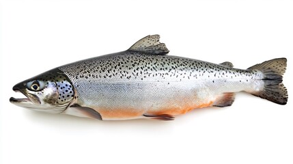 Obraz premium Close-up of a Freshly Caught Atlantic Salmon