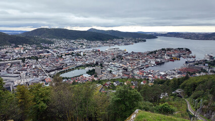 Norway. Mountains, fjords. landscape in Scandinavia in summer