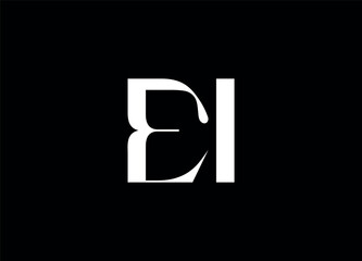 EI letter logo desigen and initial logo desigen