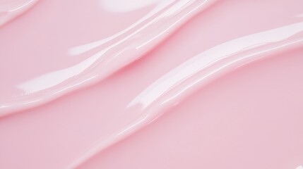 Obraz premium Soft Pink Liquid Texture Background for Beauty and Skincare Themes