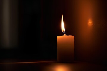 candle in the dark