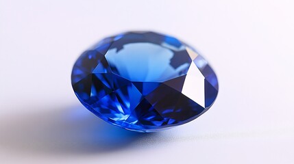 Fototapeta premium Blue Sapphire Gemstone Macro Photography