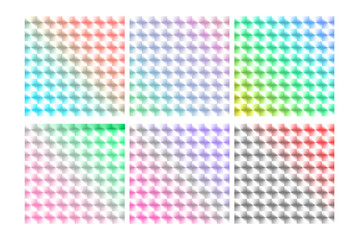 ホログラムステッカー風背景セット