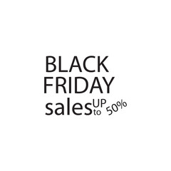 Print Black Friday sale text at ripped paper white background, black Friday sale discount with Percentage Discount.