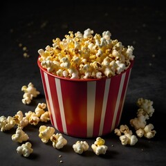 popcorn in a bucket
