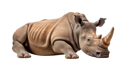 Obraz premium PNG Rhinoceros wildlife animal mammal.