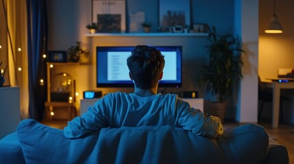 Professional Watches Webinar in Cozy Home Office Setting for Online Education and Training