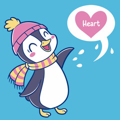 Happy avocado with a big smile