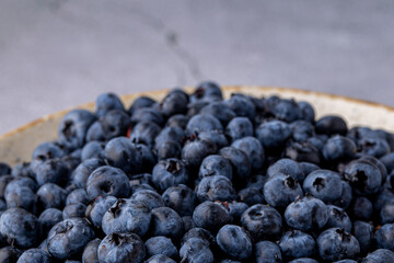 Fresh blueberry background. Blueberry Texture Close Blueberry Antioxidant Organic Superpeed Bowl Concept Healthy Nutrition