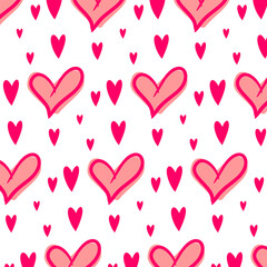 Love cute hand draw pattern