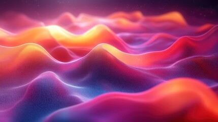 Obraz premium abstract animation iridescent background design looping video 3d render