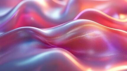 Obraz premium abstract animation iridescent background design seamless looped video 3d rende