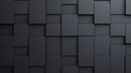 Sleek Dark Slate Geometric Texture Offering Versatile Industrial Background