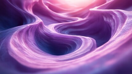 abstract animation rotating purple shape seamless looping video 3d render