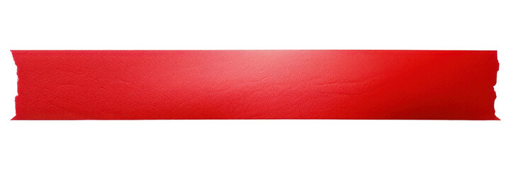PNG Glossy red vinyl adhesive strip white background rectangle textured.