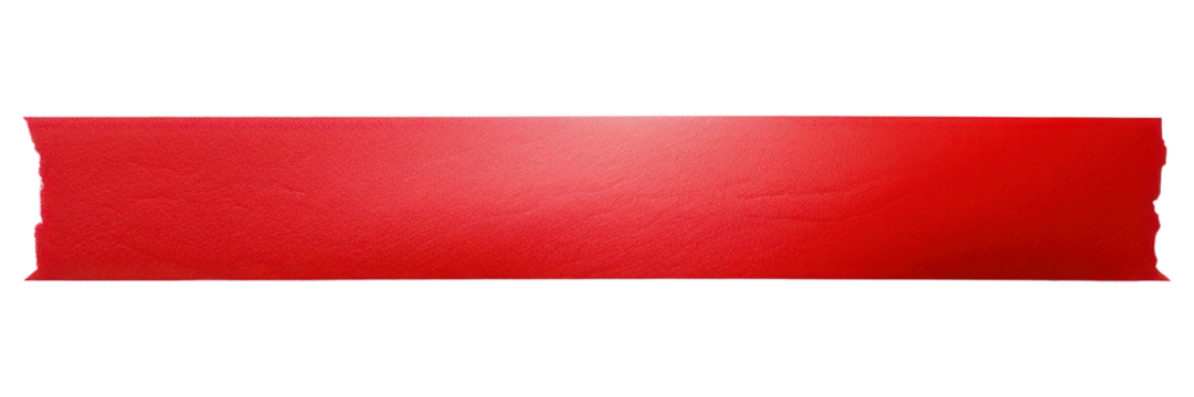 PNG Glossy red vinyl adhesive strip white background rectangle textured.