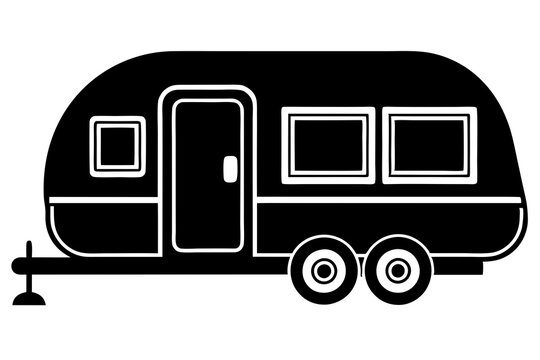 recommend clip art: caravan silhouette.
