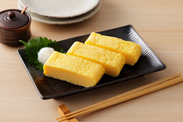 だし巻き卵　卵焼き