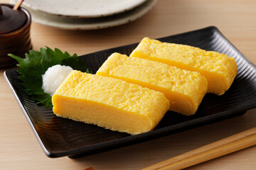 だし巻き卵　卵焼き