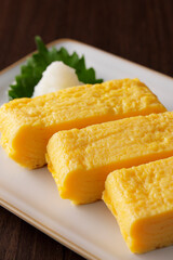 だし巻き卵　卵焼き