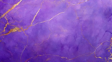 Elegant Purple Texture with Gold Veins Suitable for Background Design