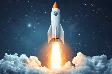 Explore the wonders of space with a detailed illustration of a rocket and celestial bodies, perfect for science and education. illustration, science, design, mosque, travel, child, star, sky,