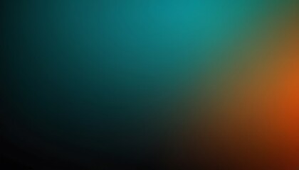 Obraz premium orange black soft green grainy background Stylish orange green to black gradient background with ,